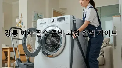 강릉 이사, 필수 준비 과정 완벽 가이드